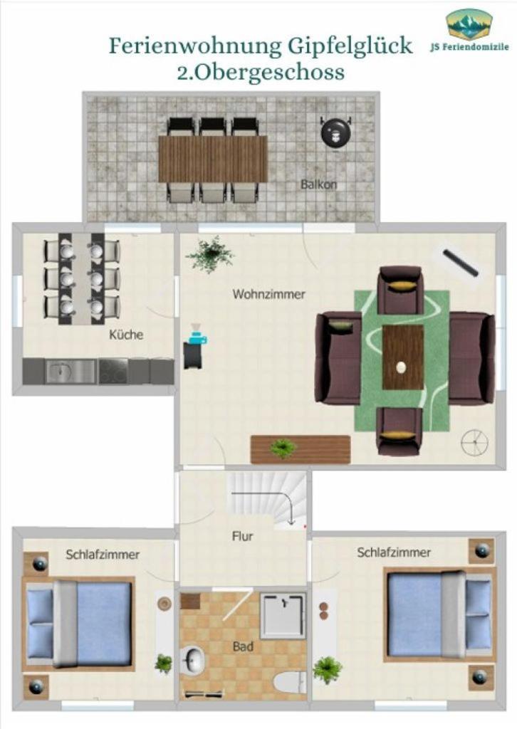 Ferienwohnung Gipfelglueck Mit Balkon シールケ エクステリア 写真